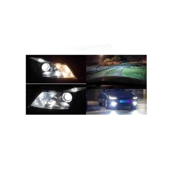 Set becuri LED H11 28W 9600 lumeni 6000K 12V CANBUS Cod: F2-poza 3-Dacenergy.ro