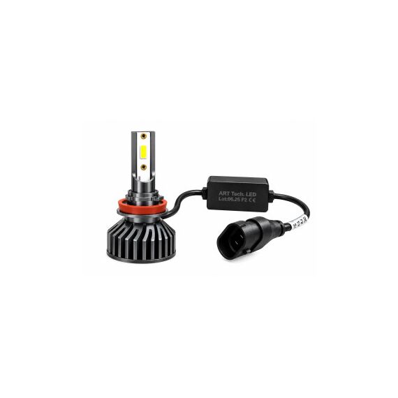 Set becuri LED H11 28W 9600 lumeni 6000K 12V CANBUS Cod: F2-poza 2-Dacenergy.ro