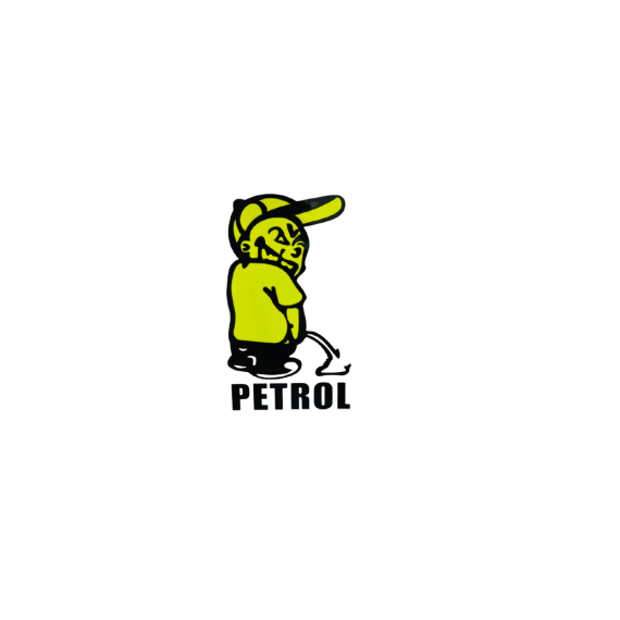 Abtibild Flourescent Boy Petrol auto decorativ pentru exterior si interior Cod: YGT-09-poza 2-Dacenergy.ro