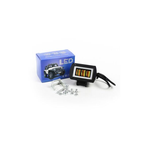 Proiector LED cu angel eyes  DRL alb  1000lm Cod: ZC-3WY-1-poza 4-Dacenergy.ro