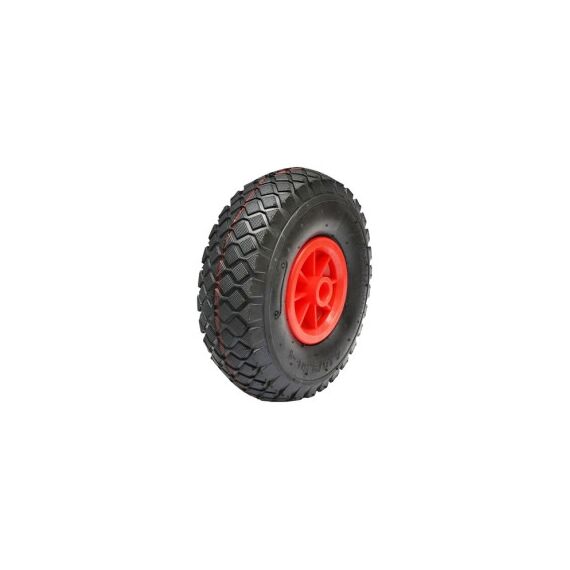 Roata pneumatica 260x85mm cu janta PVC pentru roata de sprijin remorca prindere pe ax fi20mm anvelopa 4.10/3.50-4 Cod: BK90286-poza 2-Dacenergy.ro