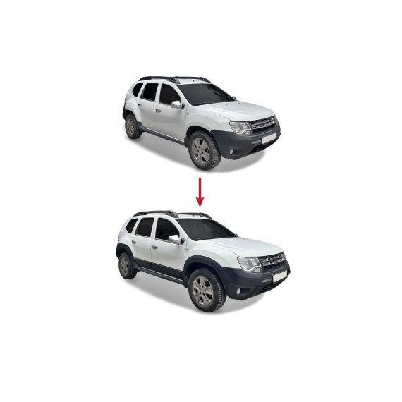 Set protectii aripa auto 8 piese compatibile Dacia Duster I 2010-2017 Cod: DDT3001B-poza 8-Dacenergy.ro