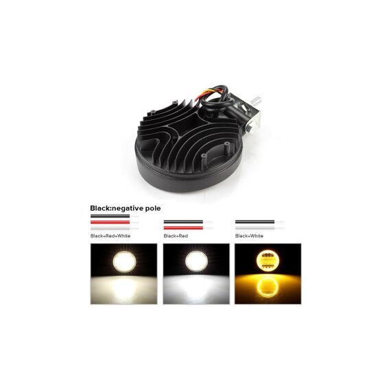 Proiector LED  cu lumina de zi 72W, Combo ,12-24V Cod: HH-2-72-poza 5-Dacenergy.ro