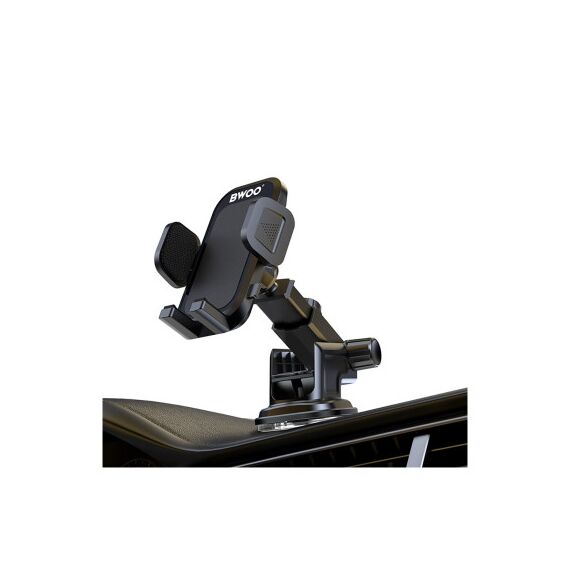 Suport telefon auto BWOO universal brat reglabil ventuza parbriz bord Cod: BO-ZJ125-poza 2-Dacenergy.ro