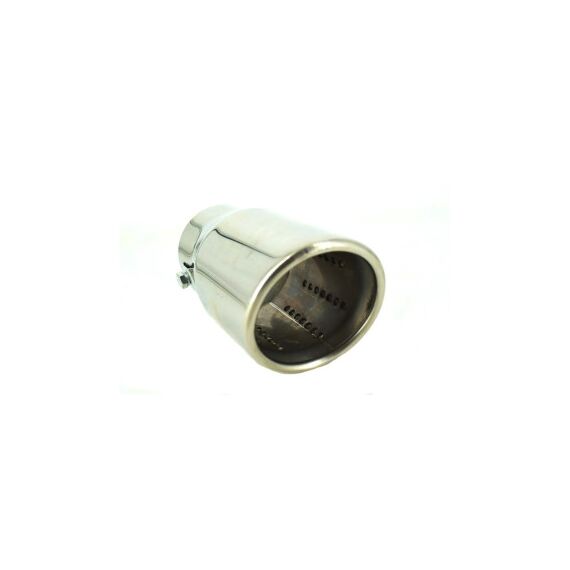 Ornament toba inox Premium, model tesit cu perforatii, intrare 6.5 cm, iesire 6.9 cm, lungime 15 cm Cod: 7656G-poza 3-Dacenergy.ro
