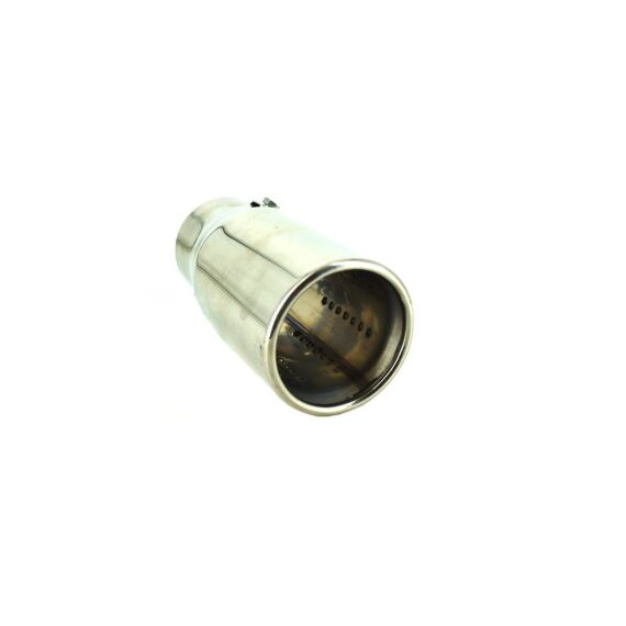 Ornament toba inox Premium, intrare 6.5 cm, lungime 15.5 cm, diametru exterior 7.5 cm Cod: 7657G-poza 2-Dacenergy.ro