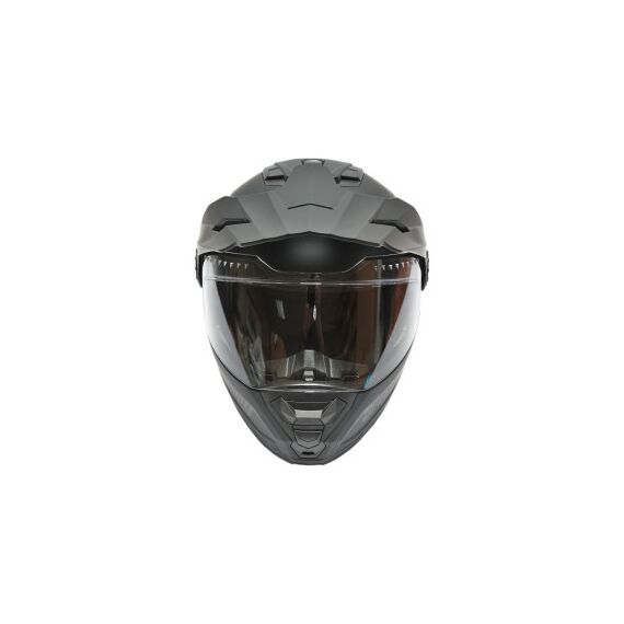 Casca motocross integrala negru mat cu viziera transparenta si ochelari de soare, marimea L Lion Cod: DISTM86-poza 2-Dacenergy.ro