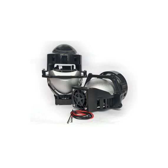 Set lupe LED far 12V 2 faze 6000K 7000lm Cod: LX-W03-poza 5-Dacenergy.ro