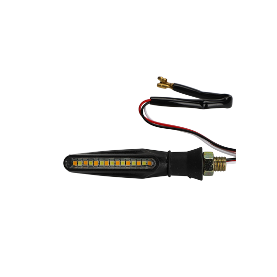 Semnalizare moto 12V cu functie de lumina de zi alba si semnalizare galbena Cod: AC-0031-poza 5-Dacenergy.ro
