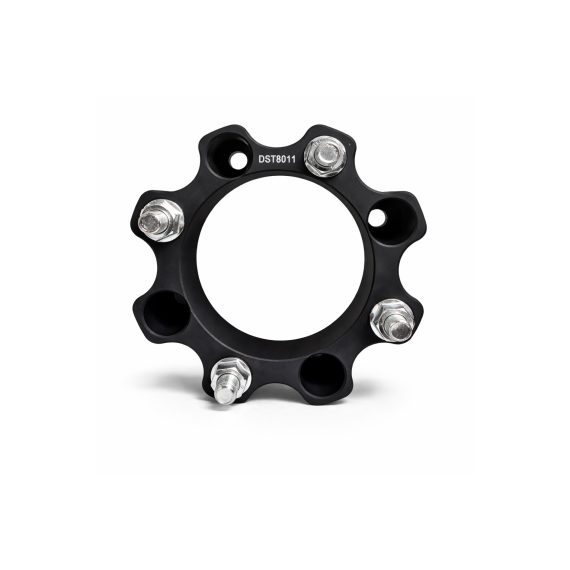 Distantier ATV 50 mm 4x136 centrare 120 cu 8 piulite M12x1.5 set 2 bucati aluminiu forjat negru Cod: DST8011-poza 3-Dacenergy.ro