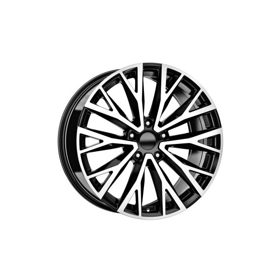Jante DY1289 KM 19x8.5 5x108 ET45 negru polish diamond cut compatibile Ford Jaguar Land Rover Volvo Cod: DY1289-Dacenergy.ro