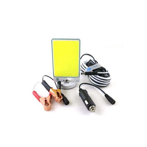 Lampa LED auto COB 15W magnetica 12V cu mufa bricheta si clesti baterie Cod: HH-LC15W-Dacenergy.ro