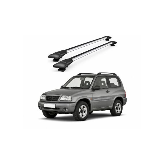 Bare portbagaj transversale auto aluminiu compatibile Suzuki Grand Vitara (FT/GT) SUV 1998-2004 84-84 cm Cod: KL3-Dacenergy.ro