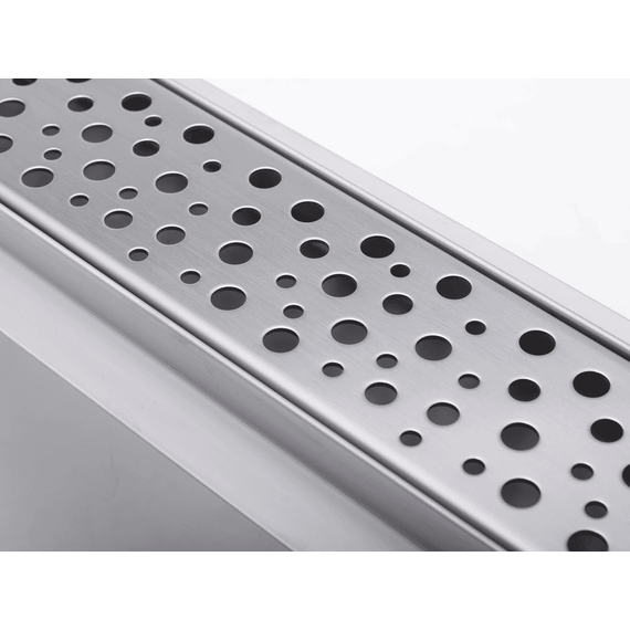 Rigola pentru dus DacEnergy©, realizata din otel inoxidbil, adancimea 52mm, picioruse detasabile, debit scurgere 35l/min, design modern, 90 cm-poza 4-Dacenergy.ro