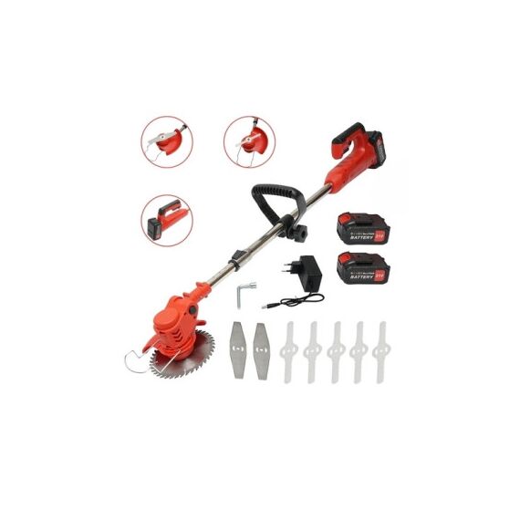 Motocoasa electrica extensibila 850W cu 2 acumulatori 21V 3000mAh Cod: DISPM87-poza 7-Dacenergy.ro
