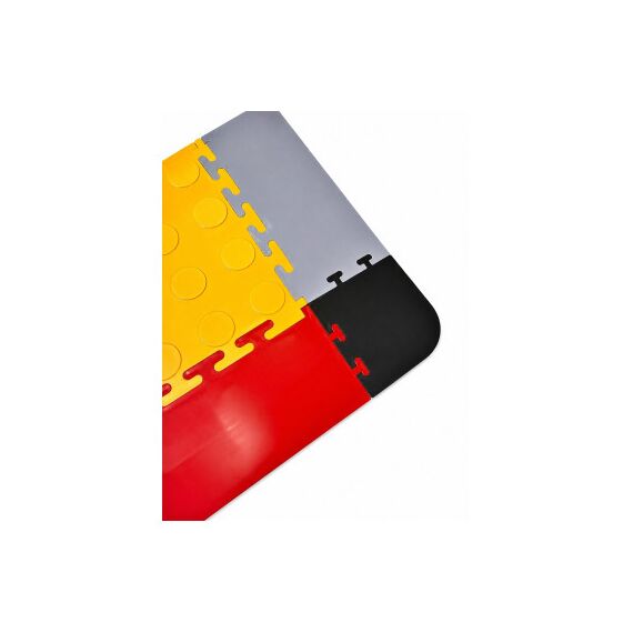 Colt pardoseala modulara PVC pentru garaj gri 100 x 100 x 6 mm Cod: CPM01-poza 2-Dacenergy.ro
