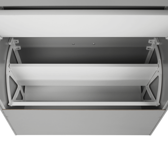 Pantofar DacEnergy©, realizat din MDF si PAL, 2 compartimente, 104 x 47,5 x 24 cm, finisaj gri-poza 2-Dacenergy.ro