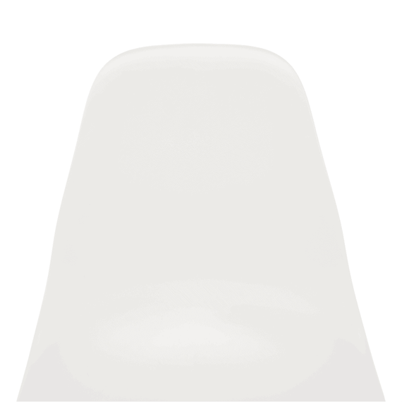 Scaun bar DacEnergy©, structura din lemn de fag si metal, sezut si spatar din plastic alb, fix, 54 x 54 x 108 cm-poza 8-Dacenergy.ro