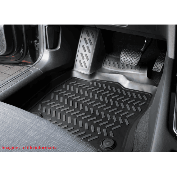 Set covorase cauciuc tip tavita DacEnergy©, compatibil BMW seria 1 F20/F21, 2011-2019 pentru interior, suprafata antiaderenta, negru, 4 bucati-poza 2-Dacenergy.ro