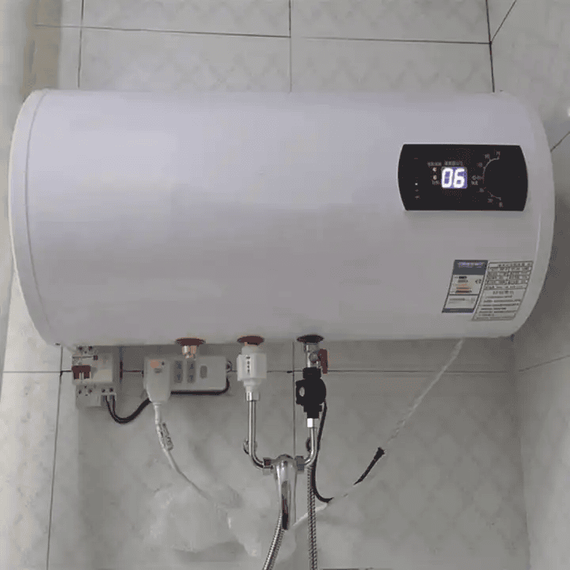 Boiler electric DacEnergy©, ABS si dispozitive electronice, capacitate rezervor apa 120L, reglarea temperaturii apei 30-75 ℃, supapa de siguranta, 3kw, alb-poza 3-Dacenergy.ro