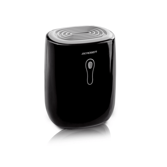 Dezumidificator, capacitate rezervor 500 ml, mod Peltier termoelectric, detector de nivel al apei, functionare silentioasa, negru si gri, Culoare: Negru , gri-Dacenergy.ro