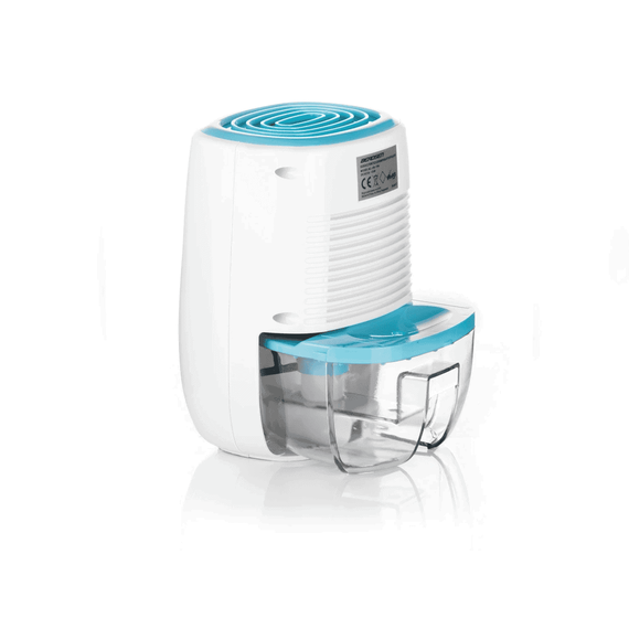 Dezumidificator, capacitate rezervor 500 ml, mod Peltier, detector de nivel al apei, functionare silentioasa, alb si albastru, Culoare: Albastru, Alb-poza 3-Dacenergy.ro
