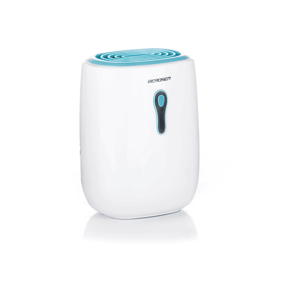 Dezumidificator, capacitate rezervor 500 ml, mod Peltier, detector de nivel al apei, functionare silentioasa, alb si albastru, Culoare: Albastru, Alb-poza 4-Dacenergy.ro