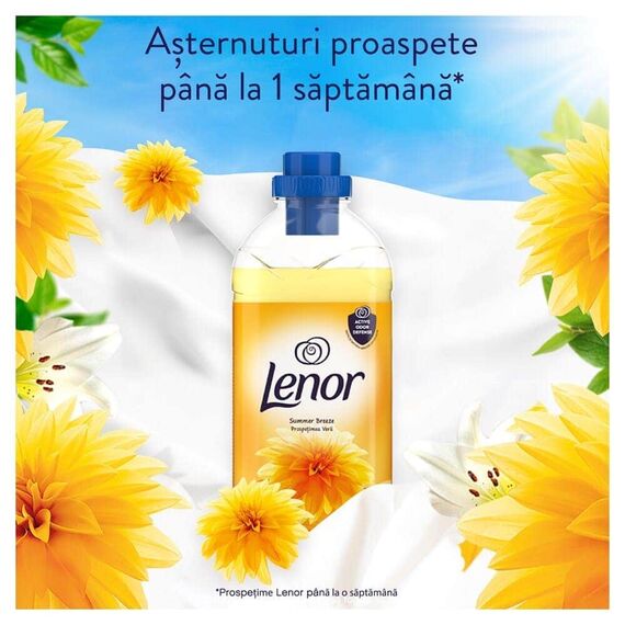 Balsam de rufe Lenor Summer Breeze, prospetime de lunga durata, 1.625 l, 65 spalari, Parfum: Summer Breeze-poza 2-Dacenergy.ro