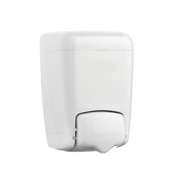 Dozator manual DacEnergy©, ABS, pentru sapun lichid, 400 ml, se reumple, alb-Dacenergy.ro