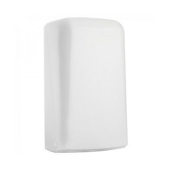 Dispenser prosop hartie rola DacEnergy©, realizat din ABS, 1 rola de prosop de hartie cu diametru de 14 cm, alb, 29x14x14,3 cm-Dacenergy.ro