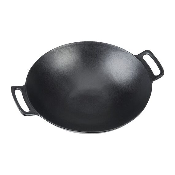 Wok gratar, fabricata din fonta, 37 cm-Dacenergy.ro
