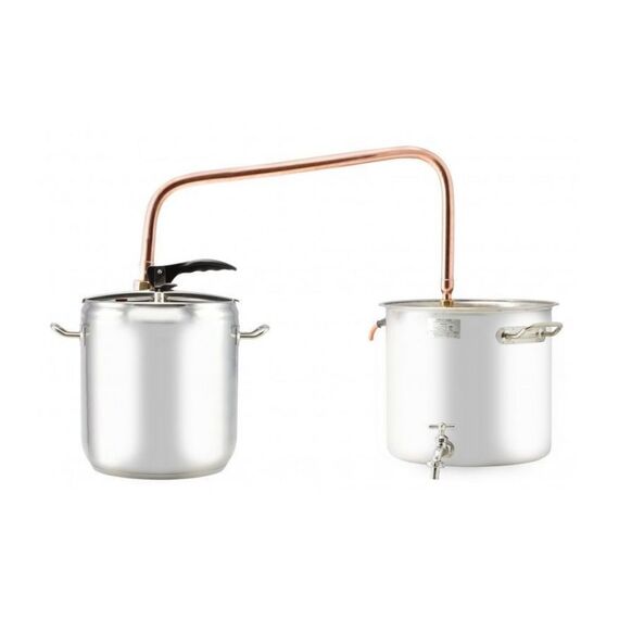 Alambic tuica DacEnergy©, oala inox, teava din cupru, 17 l-Dacenergy.ro