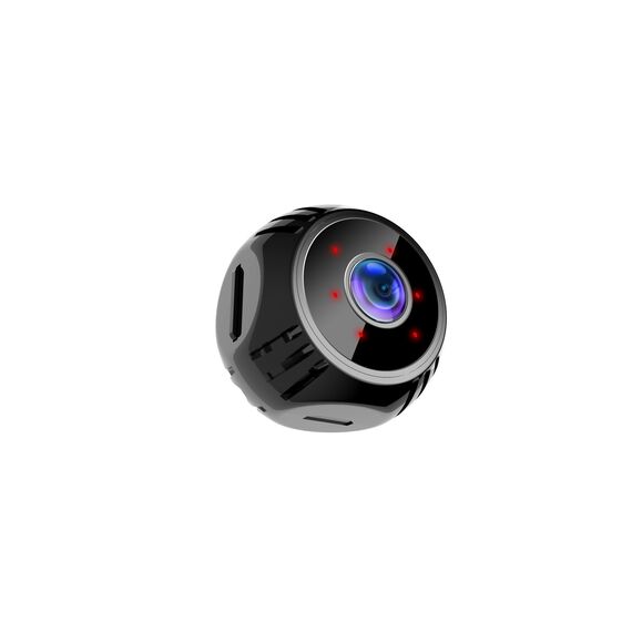 Mini camera WiFi DacEnergy©, dispozitiv de spionaj cu camera video si microfon, detectare miscare, vedere nocturna, notificari instant-Dacenergy.ro
