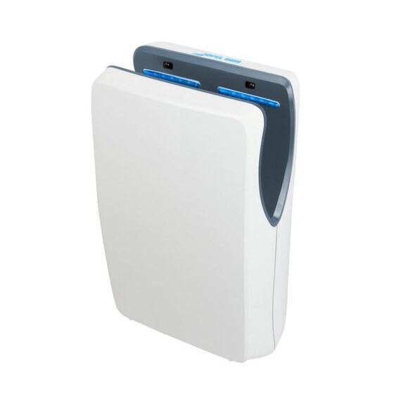Uscator de maini vertical DacEnergy©, realizat din ABS, filtru HEPA, 1500 W, antifoc, alb, 54x32x18 cm-Dacenergy.ro