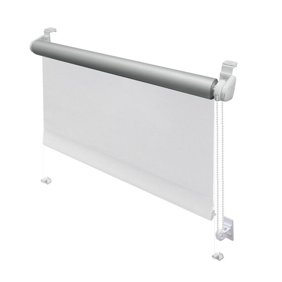Stor DacEnergy©, opac, dimensiune 45.5 x 150 cm, culoare alb-Dacenergy.ro