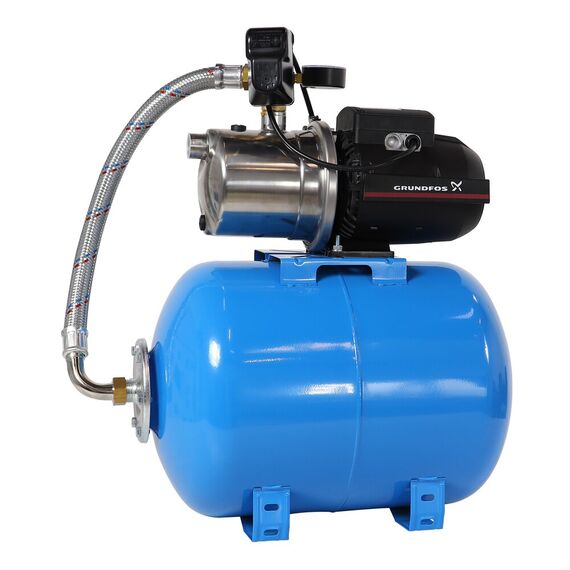 Hidrofor cu pompa electrica, capacitate de 50 l, presostat, manometru, furtun flexibil, racord, 1130 W-Dacenergy.ro