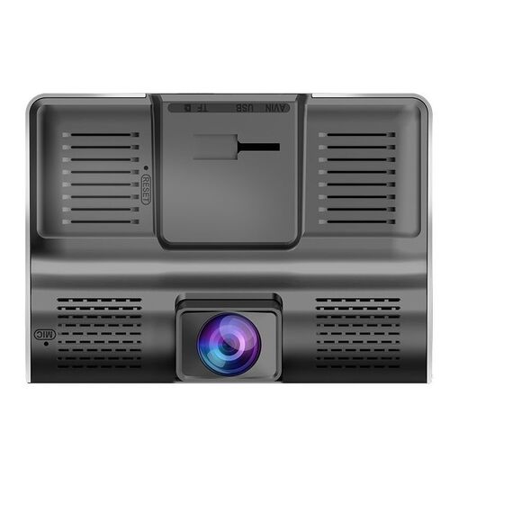 Camera video auto cu tripla camera, monitor 4 inch, rezolutie Full HD-Dacenergy.ro
