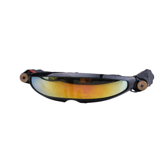 Ochelari reincarcati cu laser LED DacEnergy©, pentru petrecere, dans, festival, club, unisex, culoare albastru-Dacenergy.ro