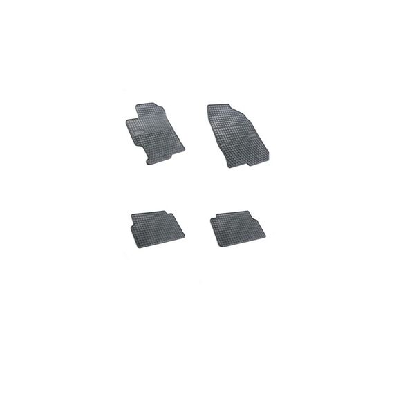 Set 4 covorase profesionale cauciuc culoare negru dedicate MAZDA 2 model II 2007-2015-Dacenergy.ro