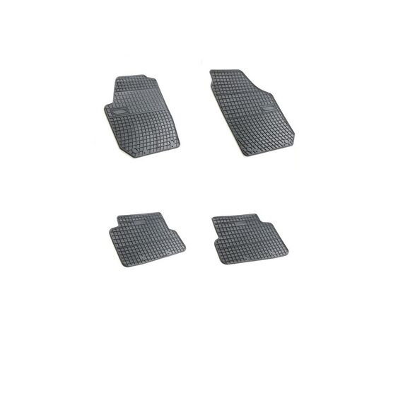 Set 4 covorase profesionale cauciuc culoare negru dedicate SKODA SUPERB I 2001-2008-Dacenergy.ro