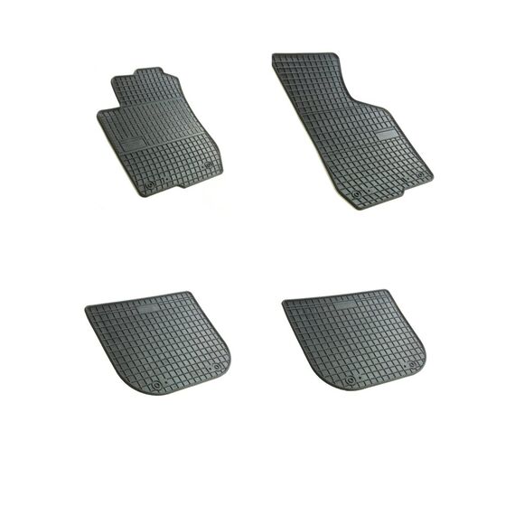 Set covoare cauciuc DacEnergy©, compatibil AUDI A3 II-8P 2003-2009, negru-Dacenergy.ro