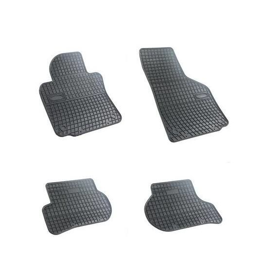 Set covorase cauciuc DacEnergy©, compatibil BMW F45 seria 2 Active Tourer dupa anul 2014, pentru interior, suprafata antiaderenta, negru, 4 bucati-Dacenergy.ro