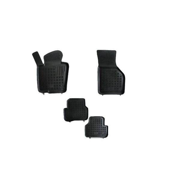 Set 4 covorase interior cauciuc stil tavita model Premium LUX dedicate Volkswagen Polo dupa anul 2009-Dacenergy.ro