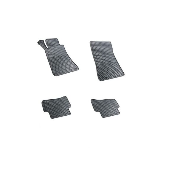Set 4 covorase profesionale cauciuc culoare negru dedicate  MERCEDES C-KLASSE W203 2000-2007-Dacenergy.ro