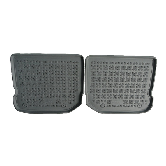 Set 4 covorase interior cauciuc stil tavita model Premium LUX dedicate Volkswagen Golf VI Gti 2008 Gri-Dacenergy.ro