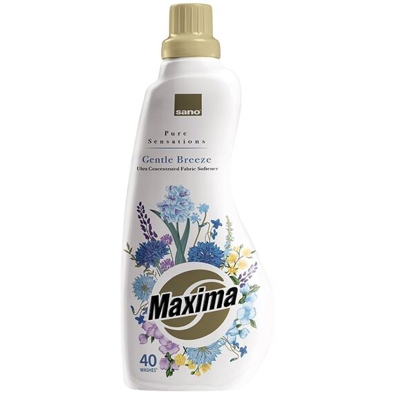 Balsam de rufe Sano Gentle Breeze​​​​​​​, ultra concentrare, parfum puternic, 40 spalari, 1 L, Parfum: Gentle Breeze-Dacenergy.ro