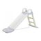 Tobogan pentru copii DacEnergy, din plastic, rezistent la conditiile meteorologice, la razele UV, 140 x 68 x 82 cm, usor de ansamblat, alb si gri, Lungime alunecare	: 95 cm, Culoare: Gri, Alb-Dacenergy.ro