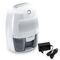 Dezumidificator, rezervor 500 ml, alimentare 220 - 240 V, capacitate 250 ml/ 24h, 30 dB, 23 W, tehnologia Peltier, indicatorul luminos, alb, Capacitate dezumificare zilnica	: 250 ml, Culoare: Alb-Dacenergy.ro