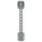 Set de sigurante, din plastic special rezistent, pentru dulapuri, rezistent, 21,8 x 3,7 cm, 6 buc, gri, Culoare: Gri-Dacenergy.ro