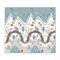 Covoras pliabil din spuma , 2 fete, usor de curatat, antiderapant, multifunctional, 200 x 180 x 1 cm, albastru, Latime: 180 cm, Culoare: Albastru | Alb-Dacenergy.ro